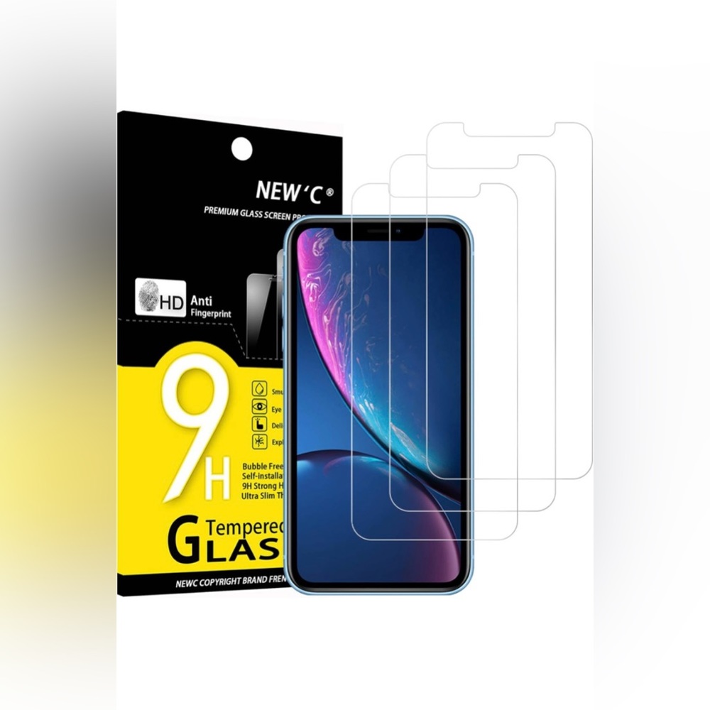 NWT iPhone 11 and iPhone XR (6.1") Tempered Glass Screen Protector